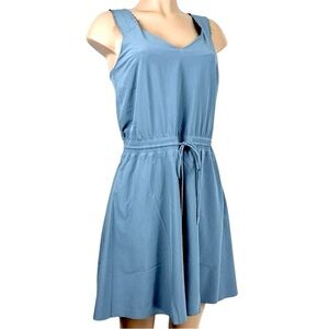 NWOT Athleta Savannah Strap Mini Dress Blue Women’s, Size Small